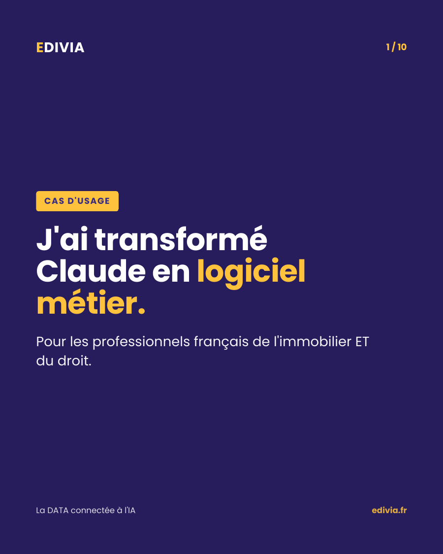 Couverture — Claude, transformé en logiciel métier